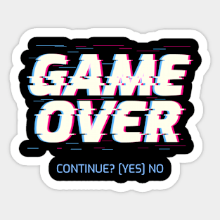 Game Over Sticker